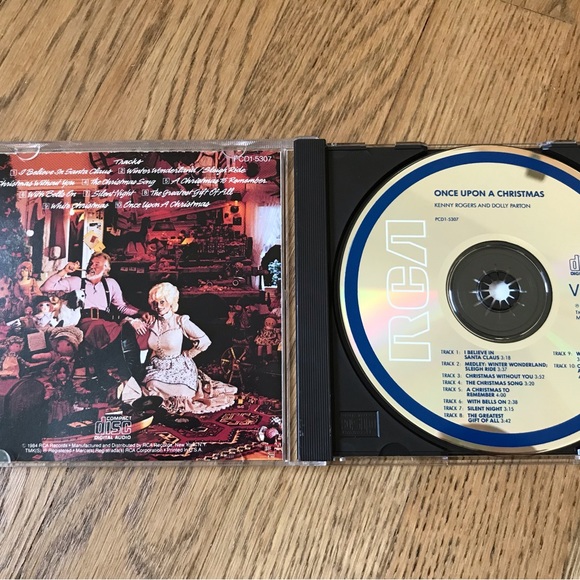 Bundle 3 for $10 Kenny Rogers & Dolly Parton- Once upon a Christmas CD. - Picture 3 of 5
